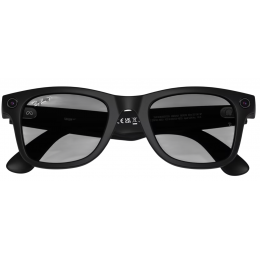 Умные очки Ray-Ban Meta* Wayfarer Gen 2 Matte Black, Поляризационные линзы Polar Gradient Graphite (RW4012), размер L